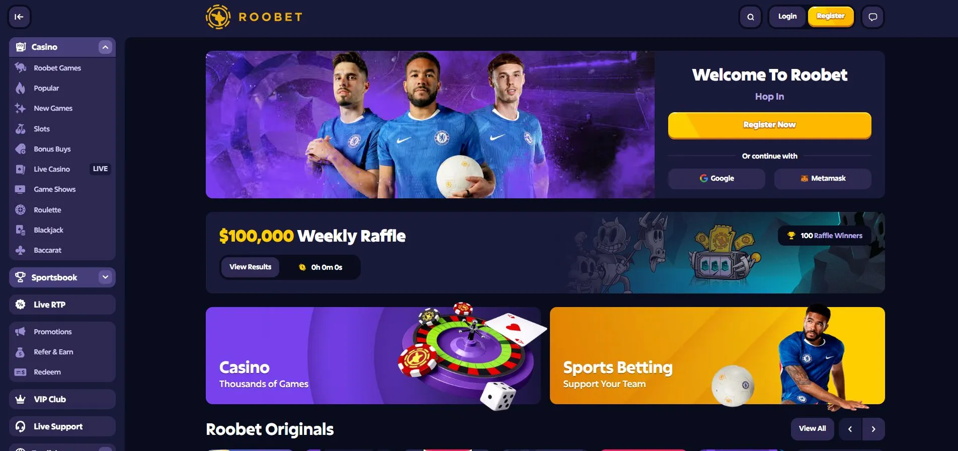 Introduksjon til Roobet