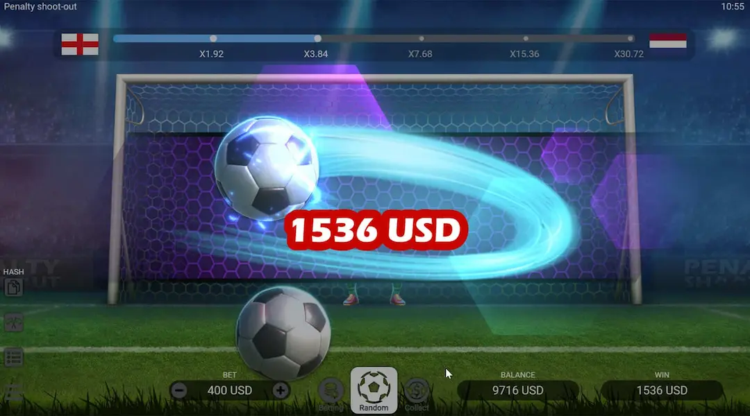 Oyunun mobil versiyonu Penalty Shoot Out: özet 